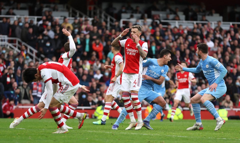 Ten-man Arsenal were left heartbroken as Rodri scored a 93rd-minute winner for Man City