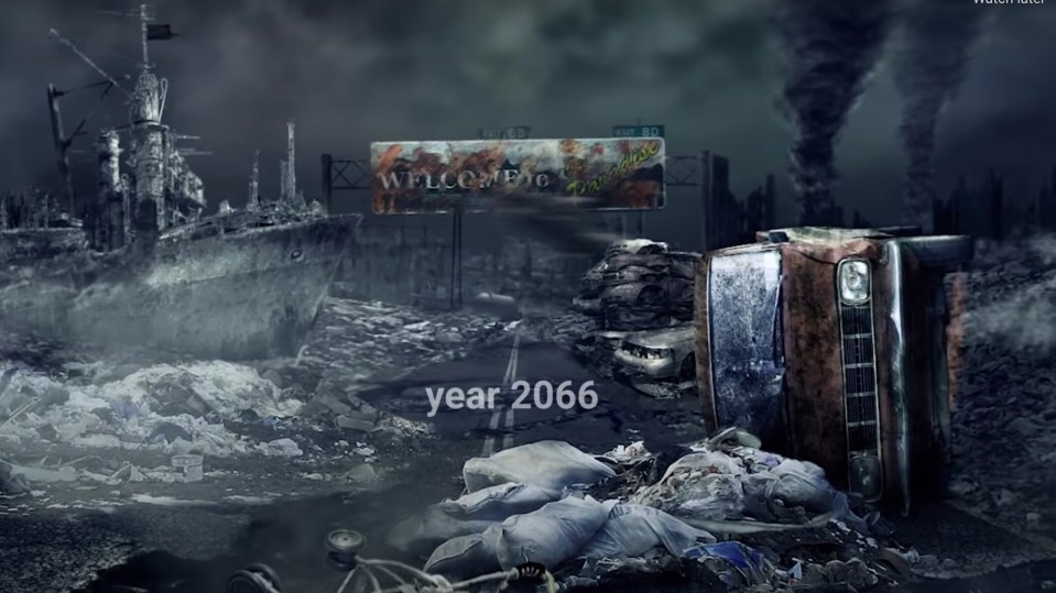 The game is set in 2066 as humanity is on the brink of extinction