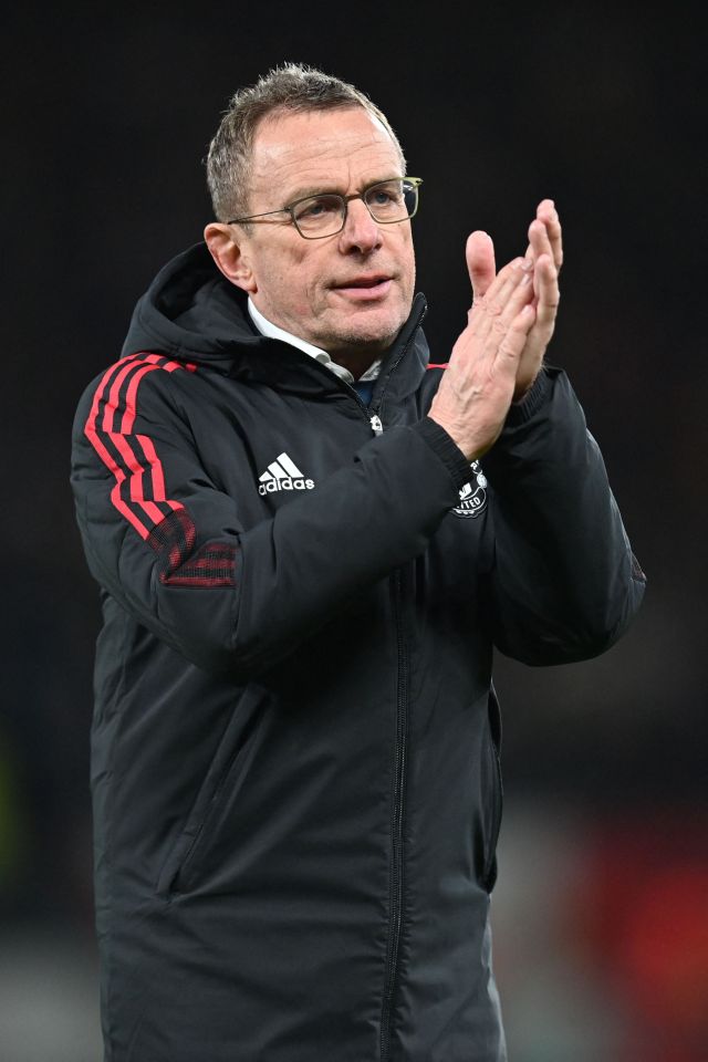 Man Utd manager Ralf Rangnick