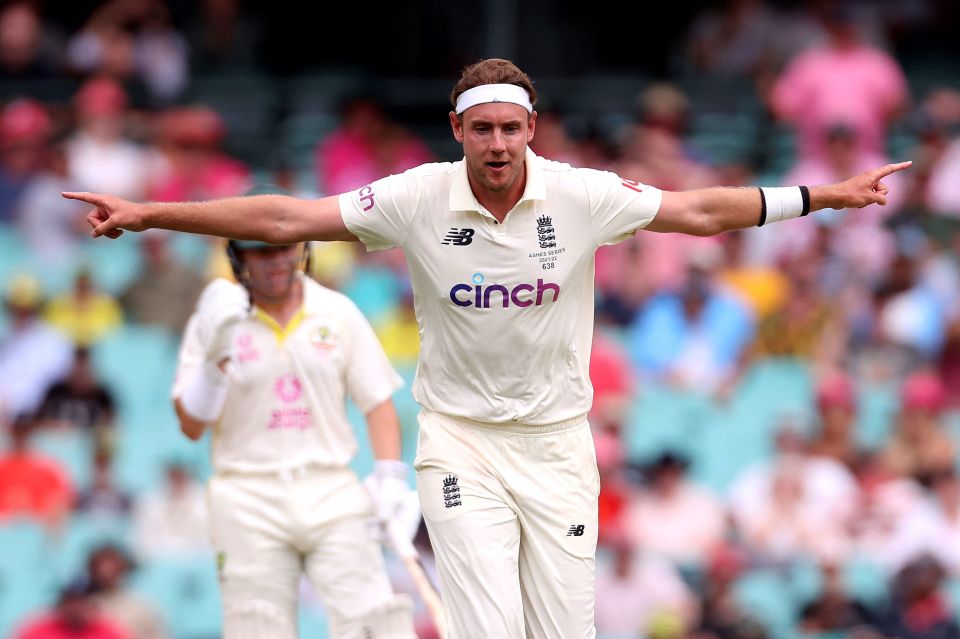 Stuart Broad dismissed David Warner for the 13th time in Test cricket