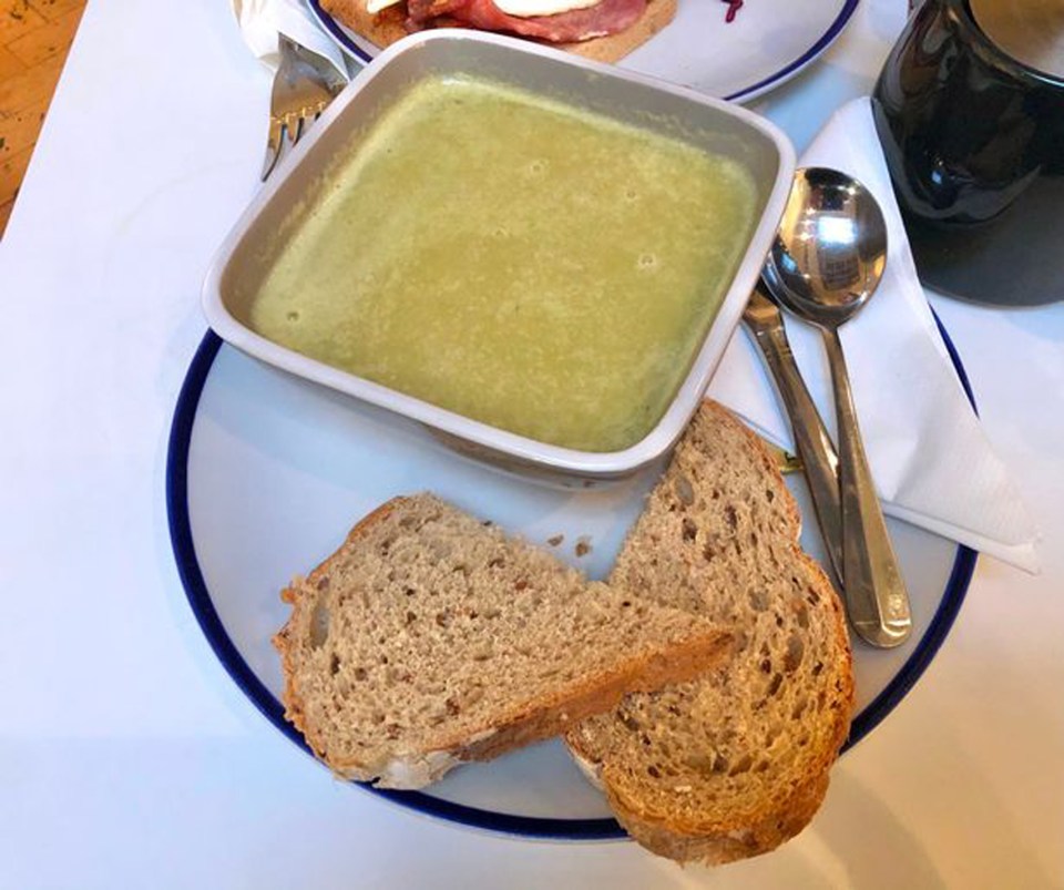 Bristol Live's Mark Taylor ordered leek soup for lunch at Bristol Museum's cafe