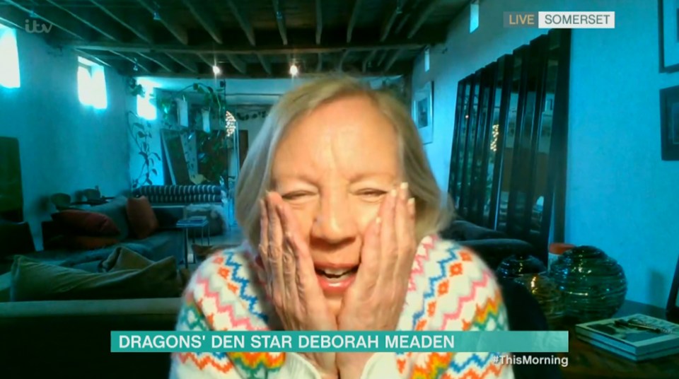 Deborah Meaden swore on the daytime show