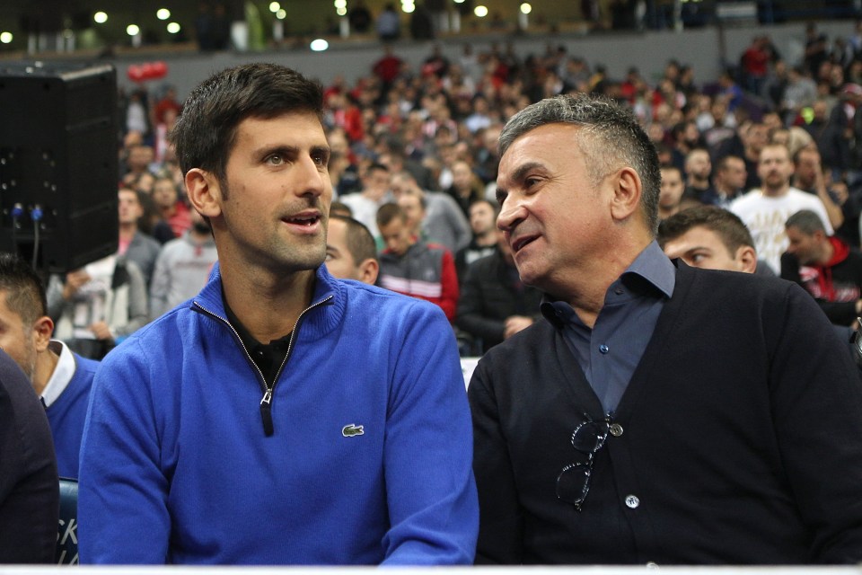 Djokovic's father Srdjan claimed the Australian authorities were holding his son captive