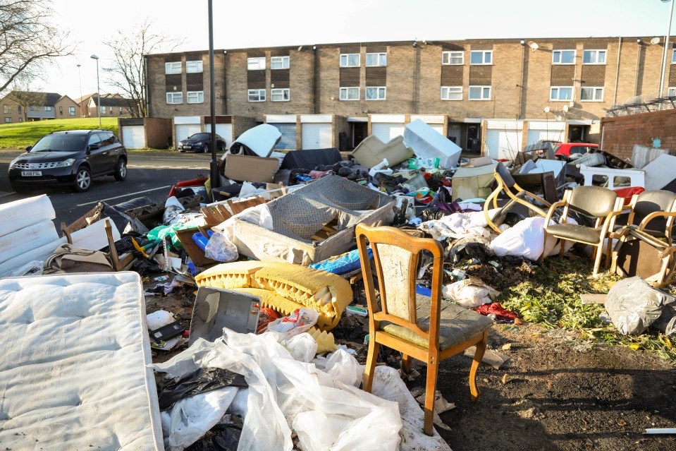 Flytippers have been dumping waste on the Birmingham street since 2018