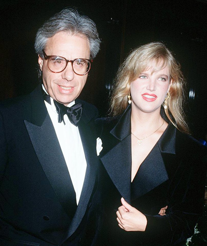 Peter Bogdanovich with his late girlfriend Dorothy's sister Louise, who he married