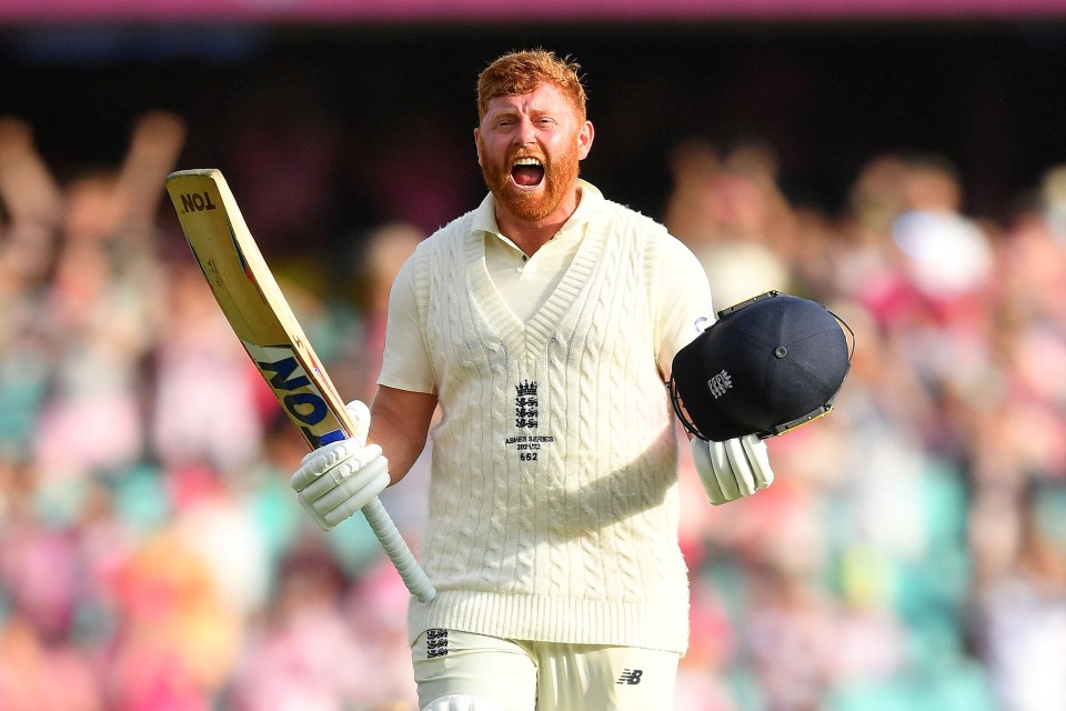 Bairstow celebrates his century