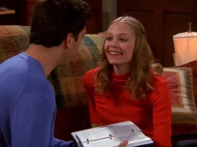 Ross fell for student Elizabeth in season six