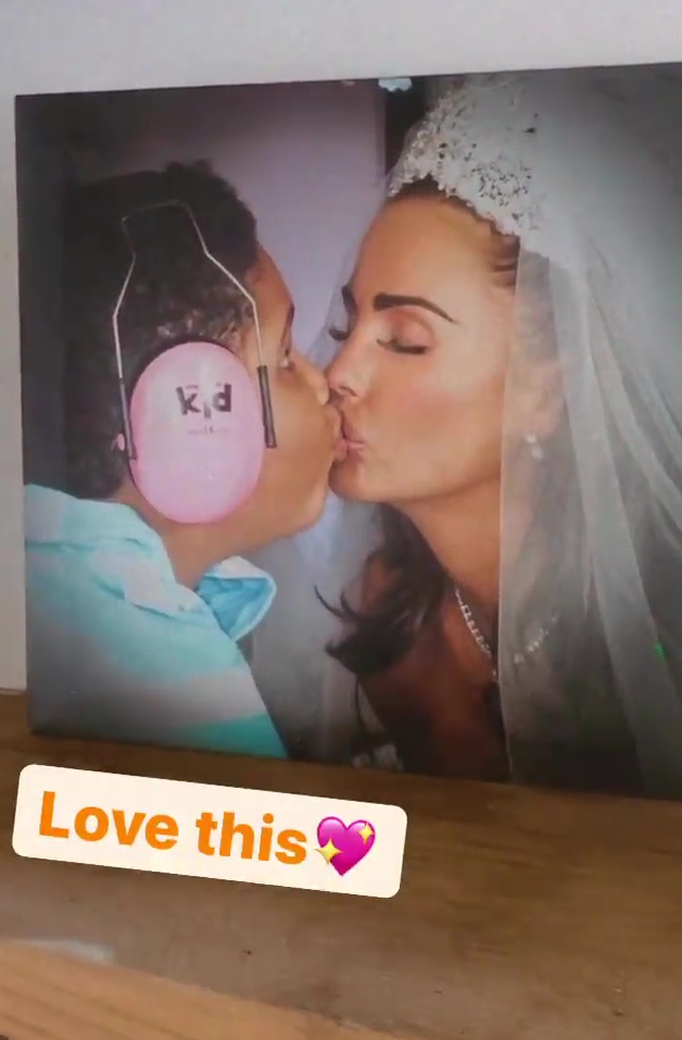 Katie Price shared a throwback snap from her wedding to Kieran Hayler in 2013