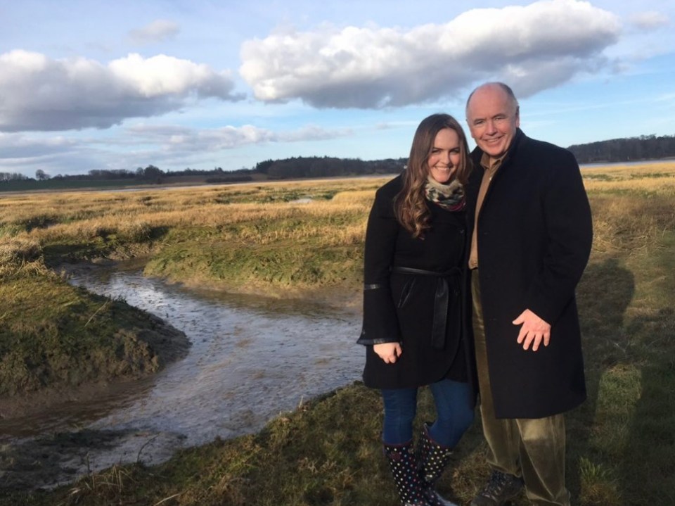 Jack Dromey and his daughter Amy, who has paid tribute to her ‘wonderful’ father