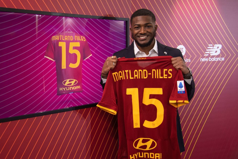 Ainsley Maitland-Niles has joined Roma