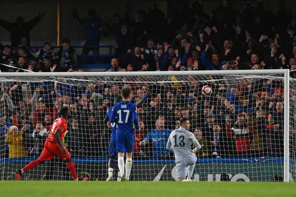 Akwasi Asante tapped home a memorable goal for Chesterfield Town in front of their travelling fans