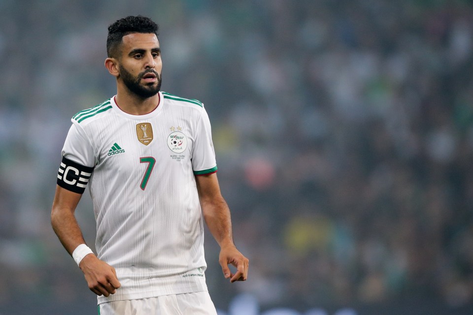 Riyad Mahrez will be in action for his country