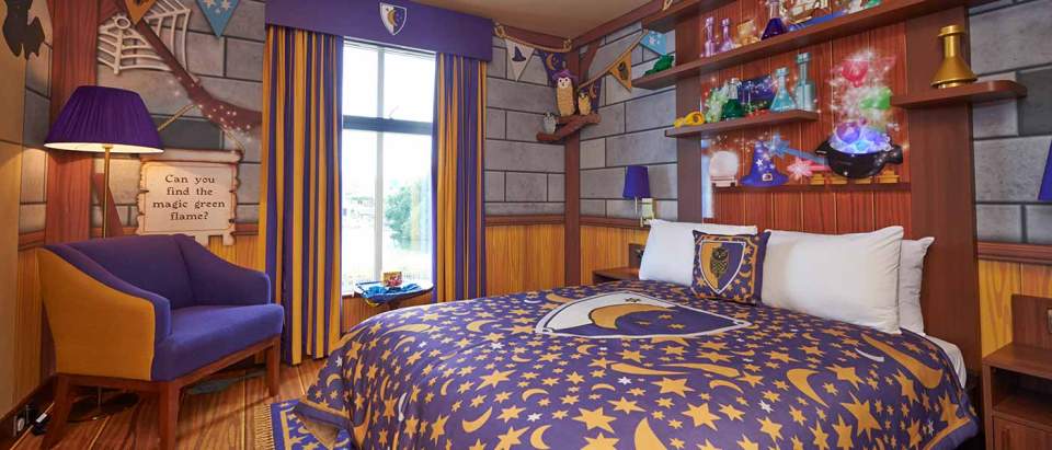 The Legoland hotels offer overnight breaks in themed rooms