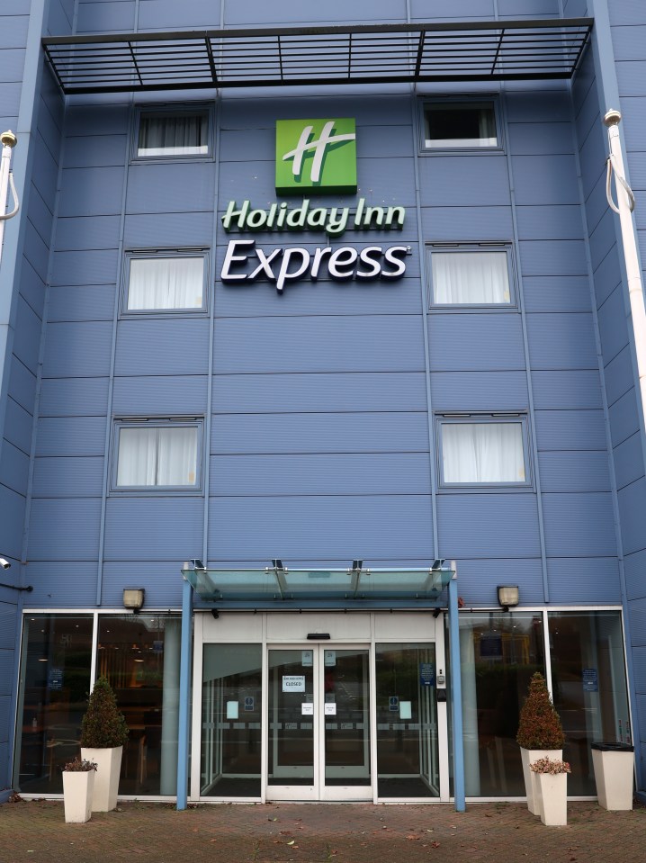 A Holiday Inn Express that was block-booked by the Home Office for Channel migrants is empty — after taxpayers forked out £1.5million to rent it