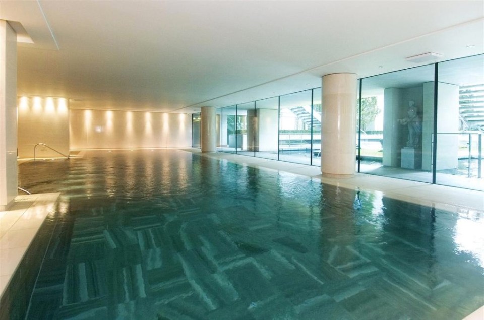 The owner will have access to a 20-metre swimming pool, gym, heath spa and a business suite in the complex