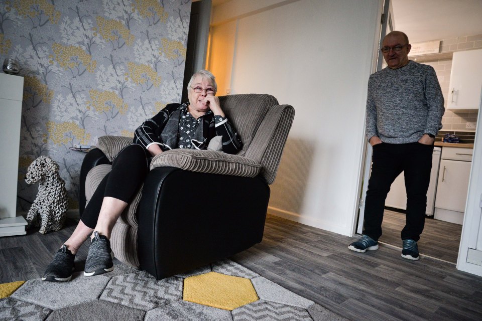 Lynne Broughton bought bubble wrap for her windows in a desperate bid to keep the chill out after Grenfell-style cladding was removed from a Salford block of flats in 2020