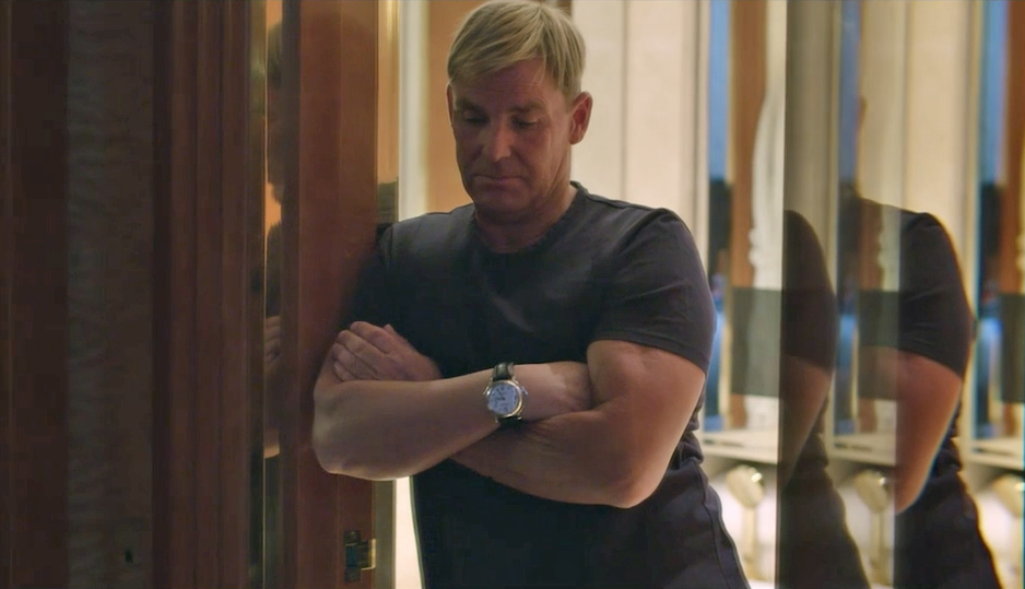 Shane, pictured in a new documentary, was devastated when his wife left him