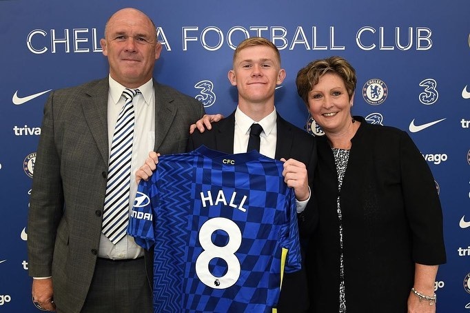 Last summer Hall signed a scholarship deal with the club