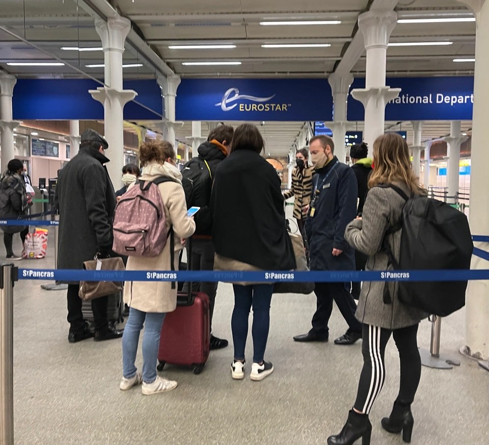 Travellers have already been boarding the Eurostar to Paris