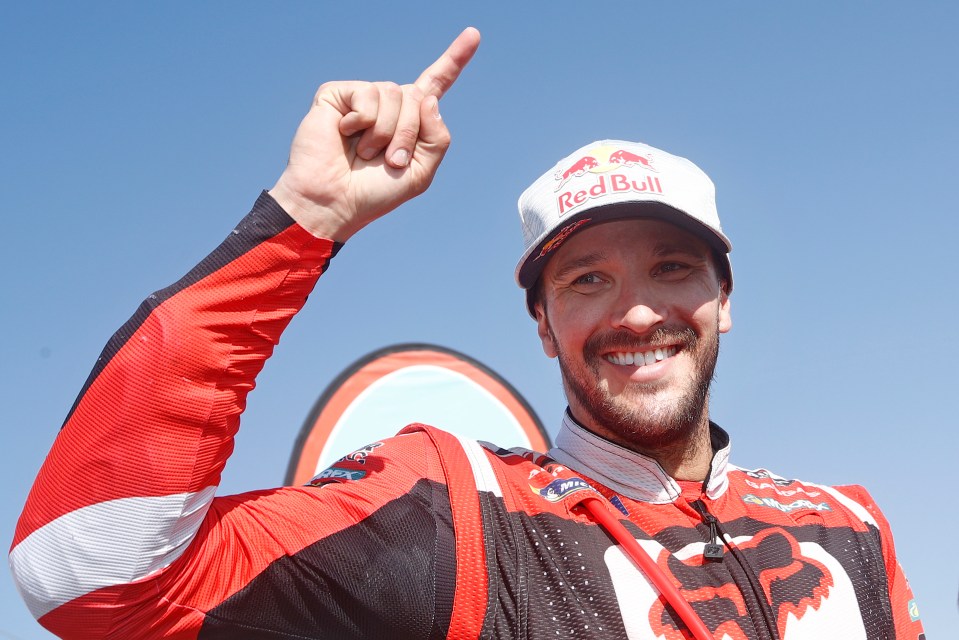 British rider Sam Sunderland has just won the Dakar Rally on a Gas Gas