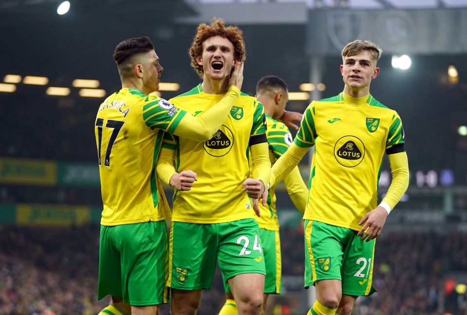 Norwich raced into a 2-0 lead against Everton at Carrow Road