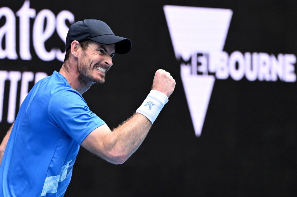 Andy Murray beat Nikoloz Basilashvili to move into round two at the Australian Open