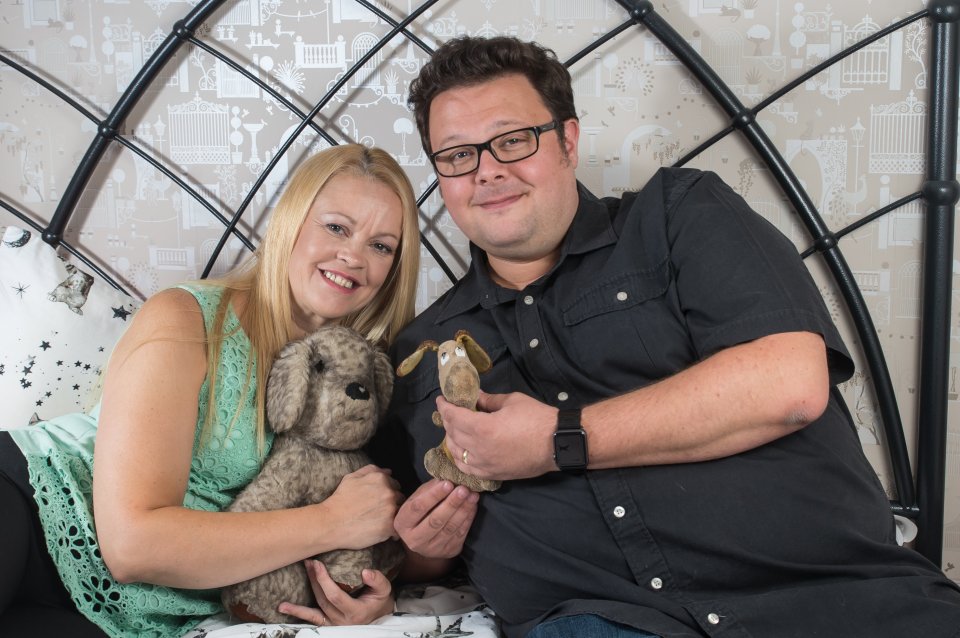 Joanne and husband Richard share a bedroom with stuffed toy Doggy, Richard says 'I knew I’d have to marry her because she had Doggy'