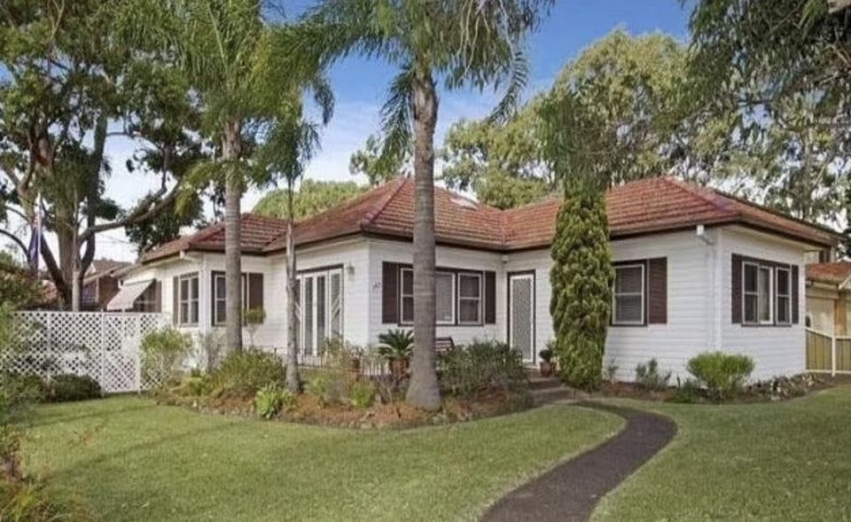 The 60-year-old home in Kirrawee, Sydney has been valued at over $1.5 million