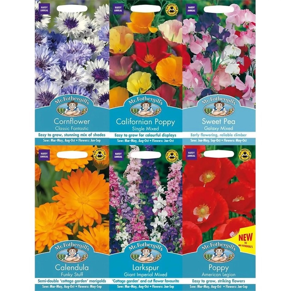 Mr. Fothergill’s Late Season Sowing Flowers seeds bundle is only £3 at Homebase