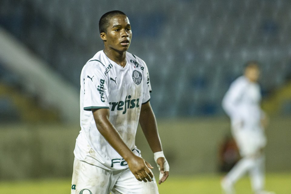 Endrick netted with a bicycle kick for Palmeiras