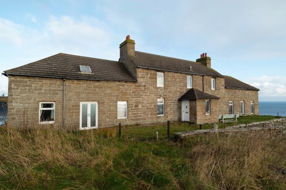 The coastal pad has gone on the market for £325,000