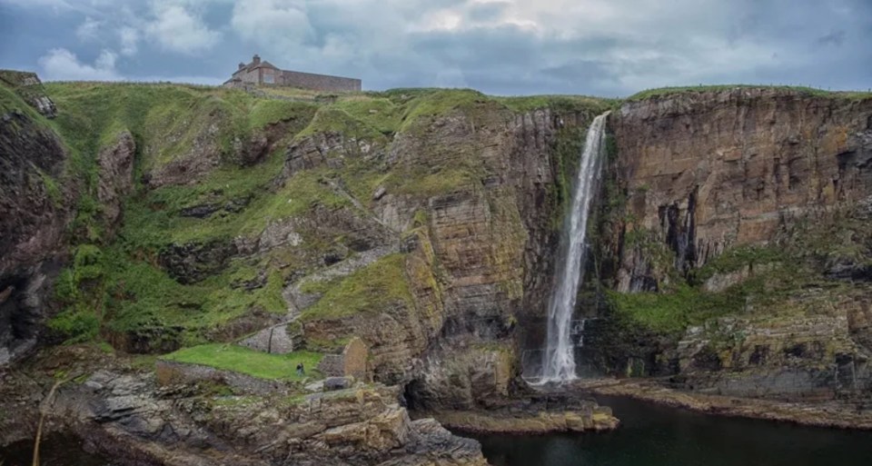 Its most special feature, however, is the waterfall on its doorstep