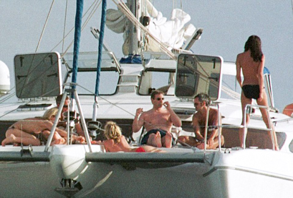 Pictures of Andrew cavorting with topless women on a yacht horrified the royals