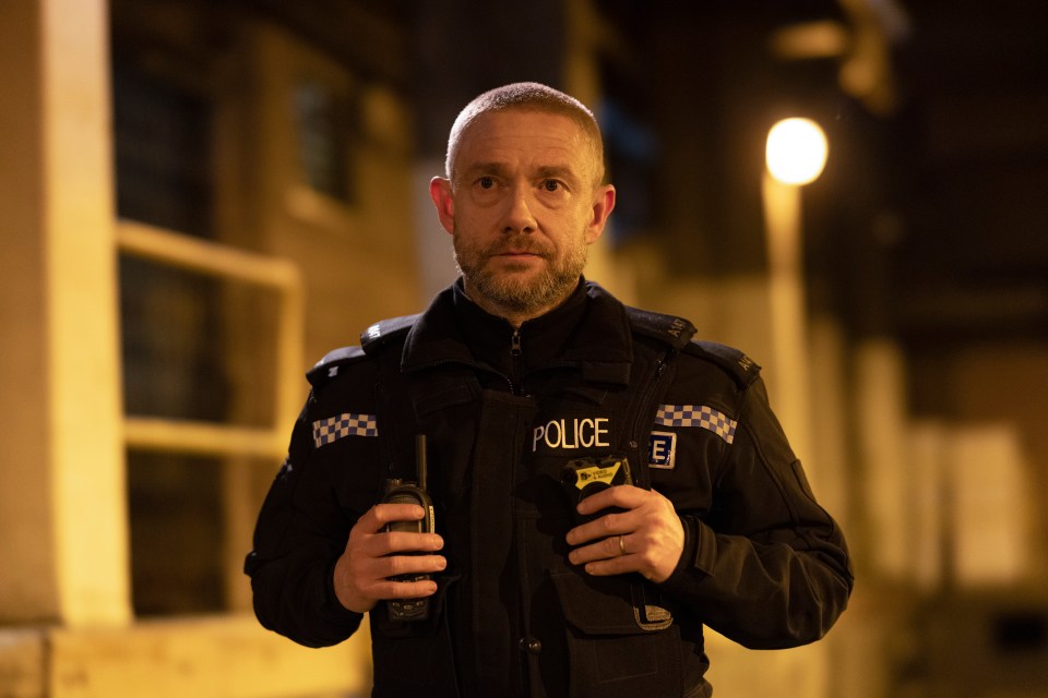 Martin Freeman stepped into the role of troubled police officer Chris Carson