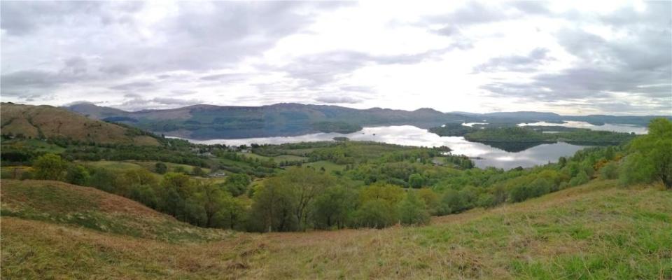 The property boasts stunning views over Loch Lomond, the largest lake in Britain