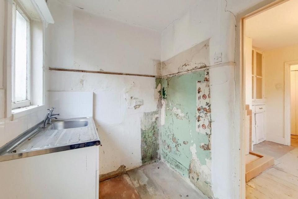 Estate agents admit the home is in need of a complete renovation