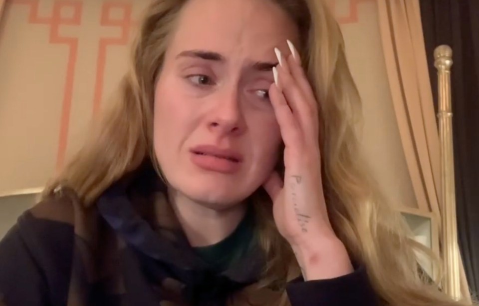 Adele posted an emotional apology to her fans