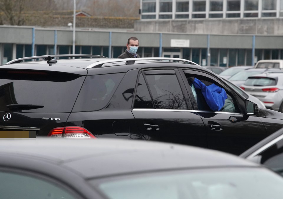 Carl prepares to drive Katie home in a jeep after her night in the cells