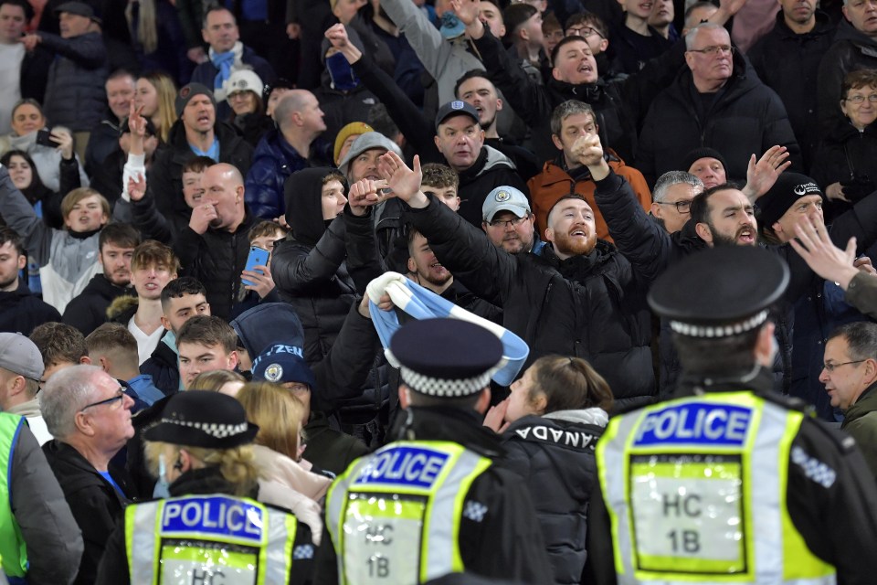 City fans saw their side held to a 1-1 draw by Southampton