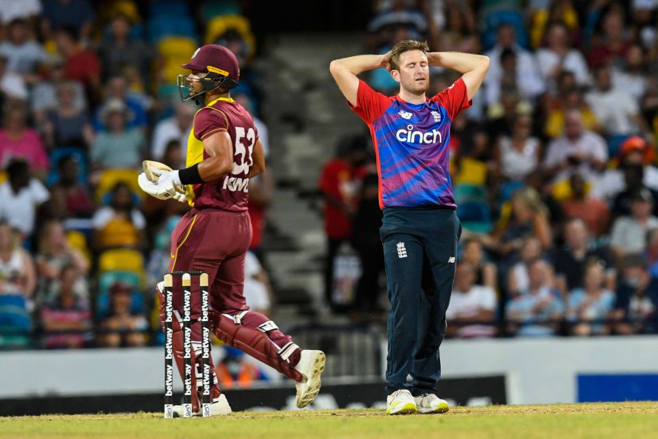 Liam Dawson shows England's pain as Brandon King guides the West Indies to victory with 52 not out in the T20 series opener