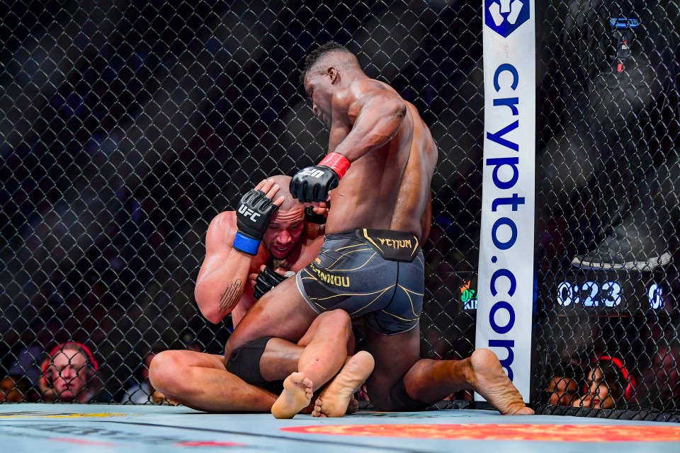 Ngannou showed great top control when he got the fight to the ground