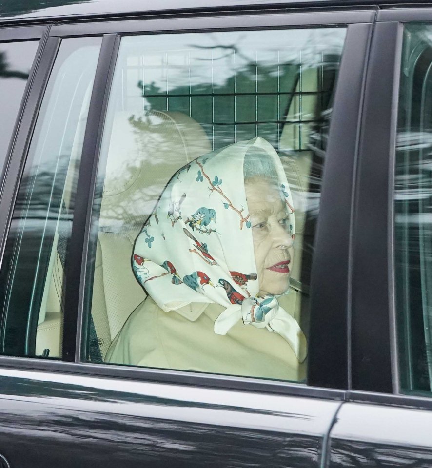 The Queen has arrived at Sandringham