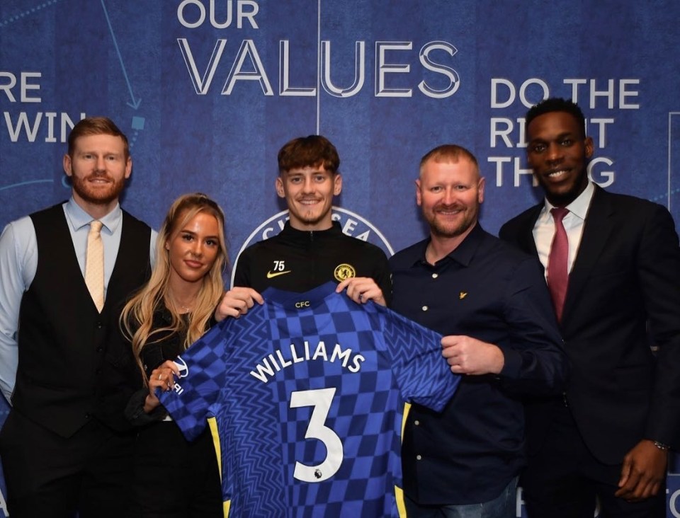 Williams is expected to be blooded into Chelsea’s academy teams