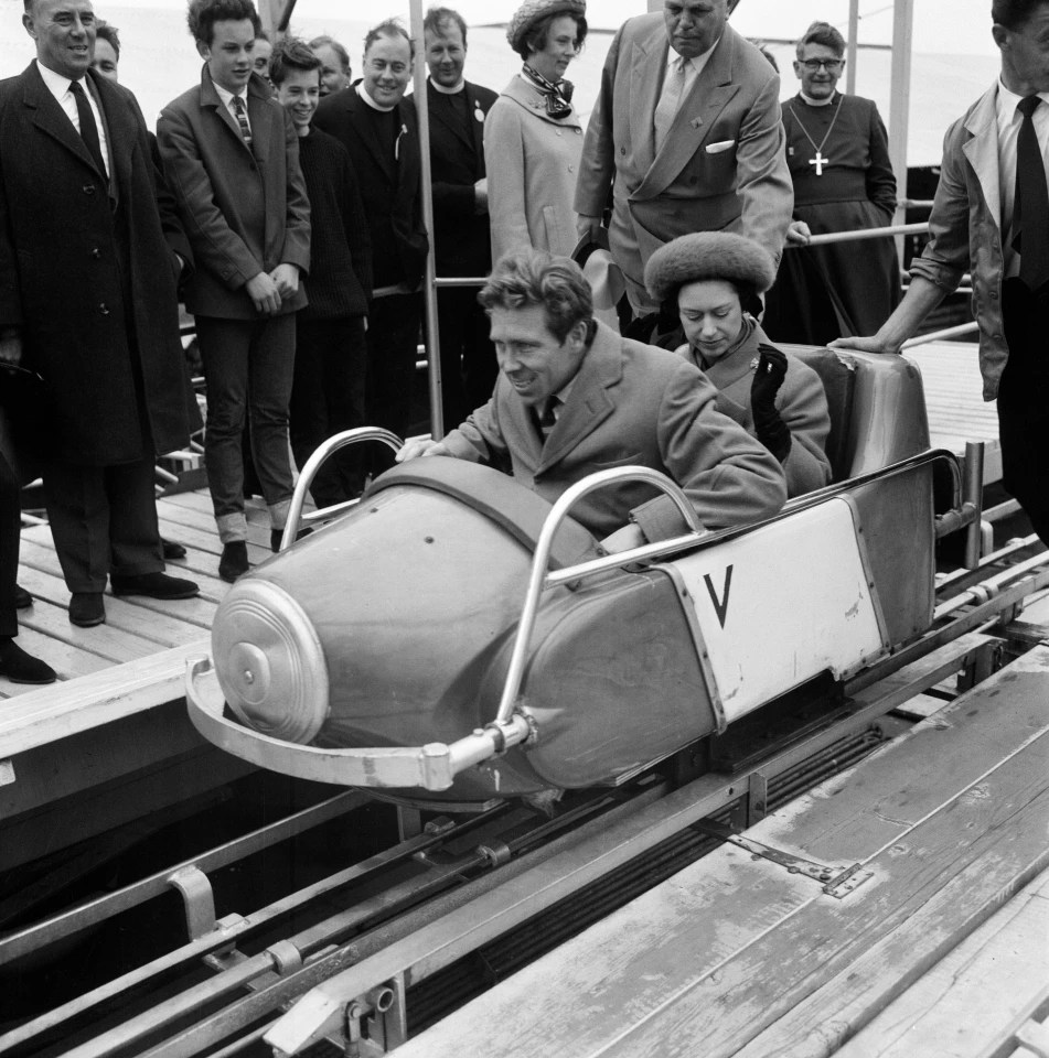 Princess Margaret visiting the park with her husband Lord Snowdon in 1967