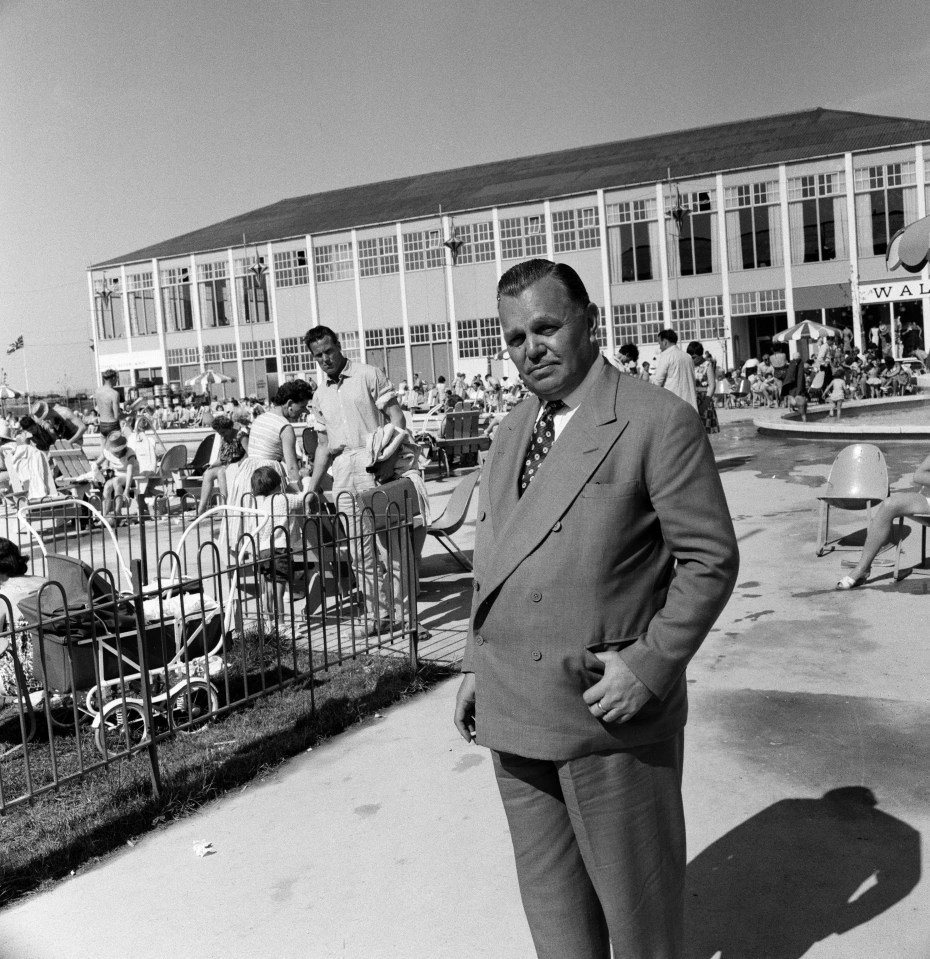 Billy Butlin visited his £2m new resort in 1962