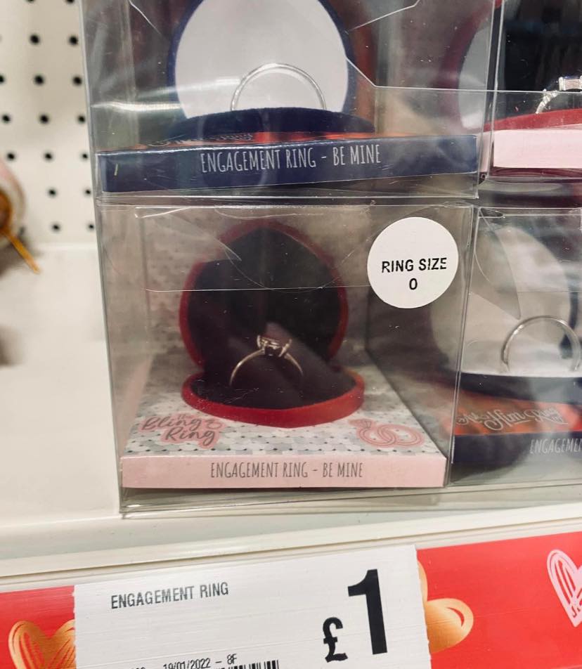 Poundland's £1 engagement rings are back in shops - just in time for Valentine's Day