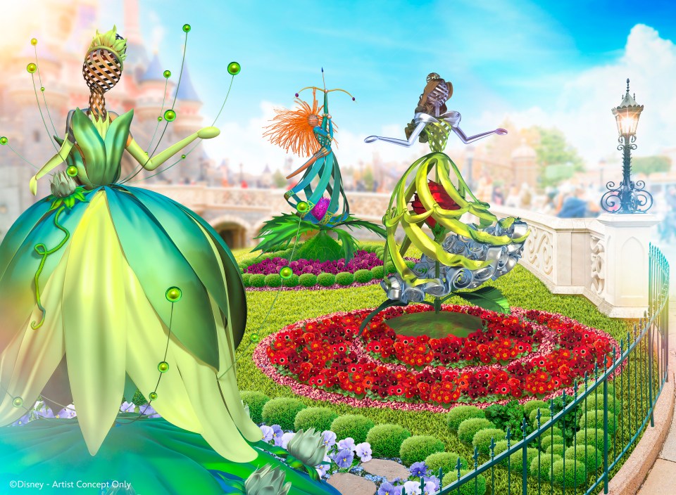 Disneyland Park will become home to the new 'Gardens of Wonder' collection, made up of 10 different themed gardens featuring Disney and Pixar characters