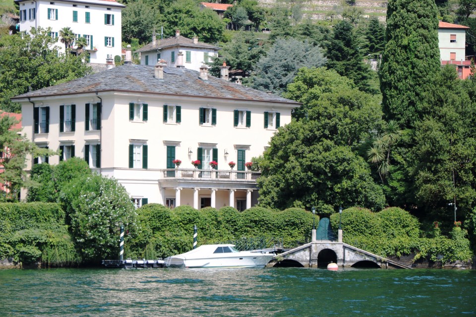 The Clooneys were in residence at their 18th-century holiday home when I was visiting the region