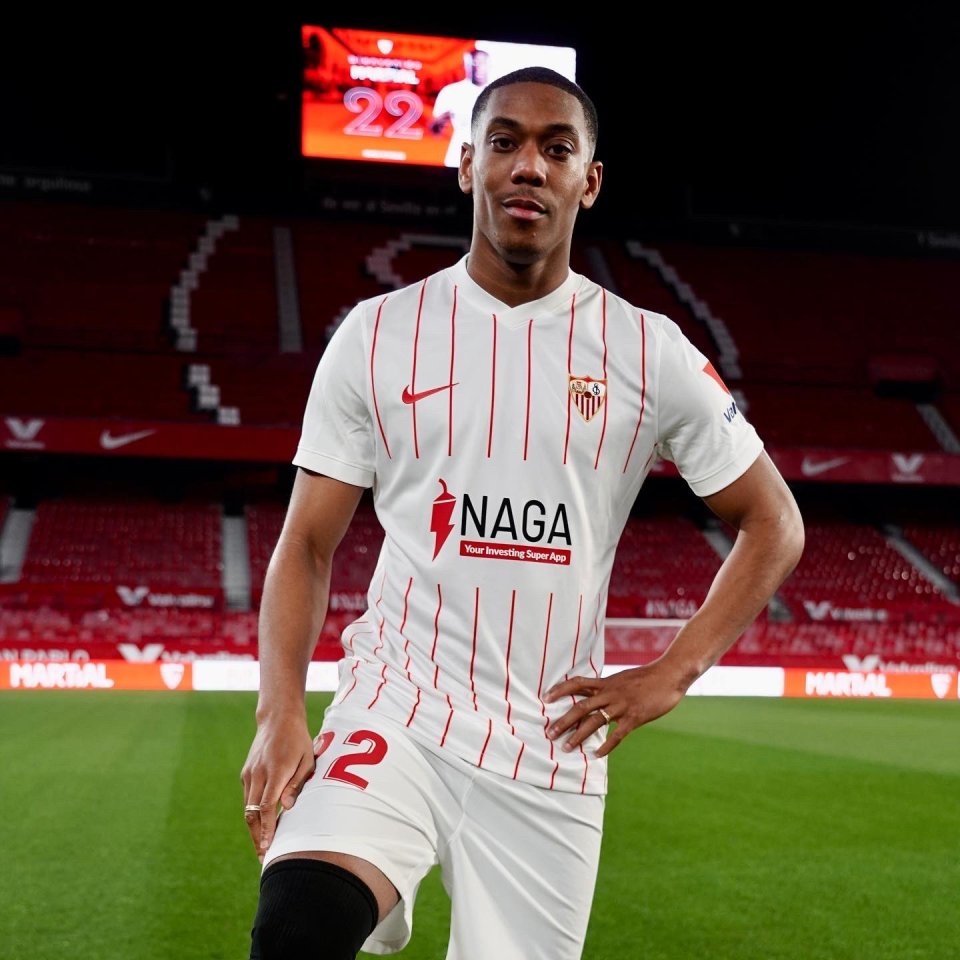 Martial has temporarily swapped the Premier League for La Liga