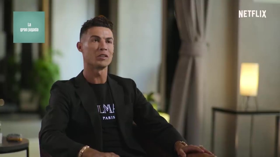 Cristiano Ronaldo also features in the docuseries